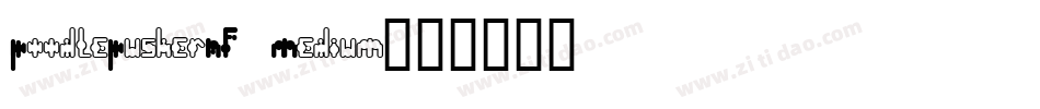 PoodlePusherNF Medium字体转换